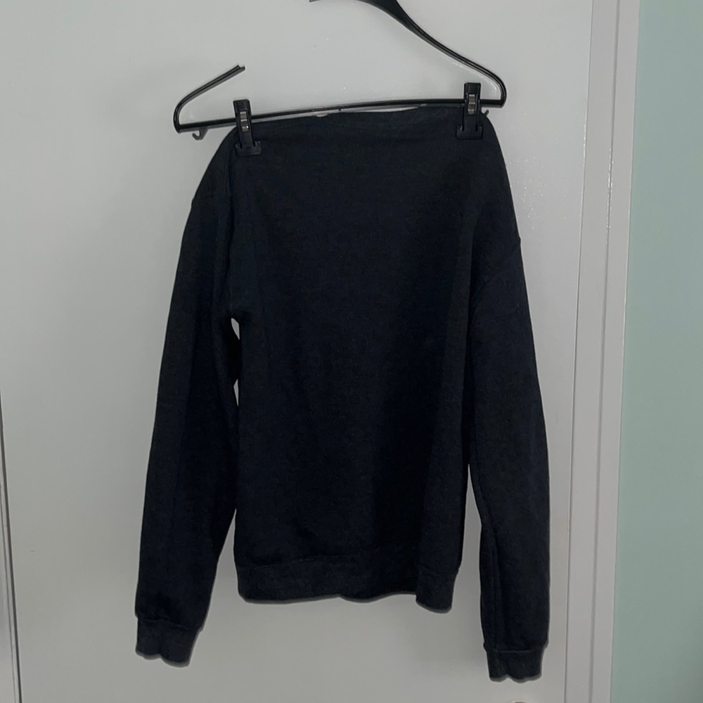 Dark grey fruit of the loom sweater shirt!!!